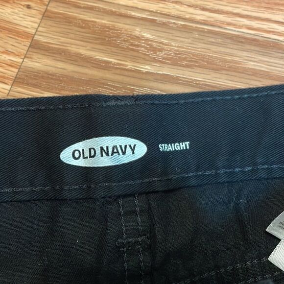 Old Navy Boy’s Straight Black Jeans, 8 - Picture 3 of 5